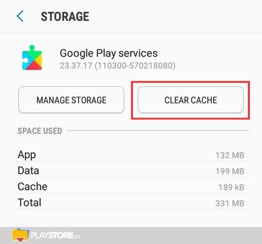 Clear-Cache-Google-Play-Services