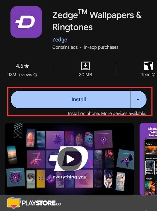 How-to-get-Zedge-on-Play-Store