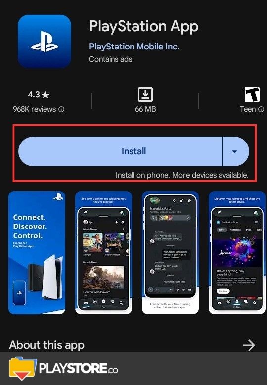 Playstation-play-store-app