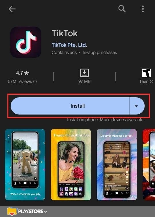 Tik-Tok-Play-Store